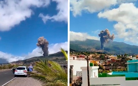 Spagna, Canarie: eruzione sull'isola di La Palma 