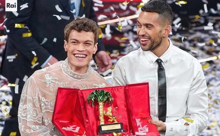 A Sanremo vincono i Brividi di Mahmood e Blanco